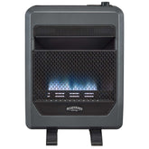 Bluegrass Living Propane Gas Vent Free Blue Flame Gas Space Heater With Blower and Base Feet - 20,000 BTU, T-Stat Control - Model# B20TPB-BB